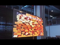 Wnętrze P3.9 Wysoka przejrzystość Ultra Cienkie Przejrzyste Ekran LED Muzyka Video Wall