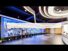 Wyświetlacz LED w długim pasku do wnętrz serii Ghalo 1000*250mm 750*250mm z szybkim montażem na ścianie (P1.25, P1.56, P1.953mm)