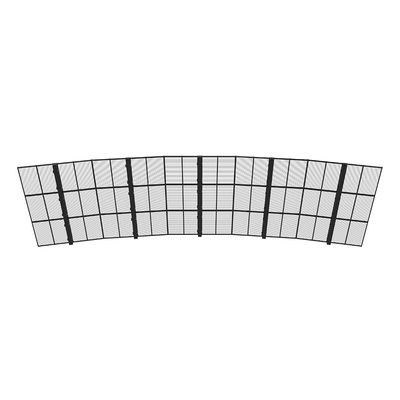 GCL 1000 mm Dostosowany elastyczny przezroczysty ekran LED do łatwej instalacji w pomieszczeniach