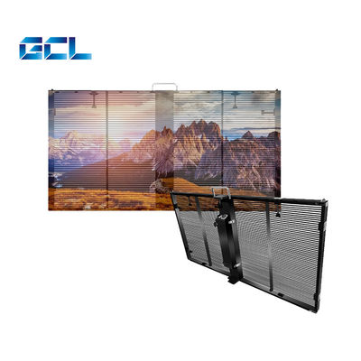 Wnętrze P7.8 Przejrzysty wyświetlacz LED cyfrowy LED Video Mesh Dostosowywalny