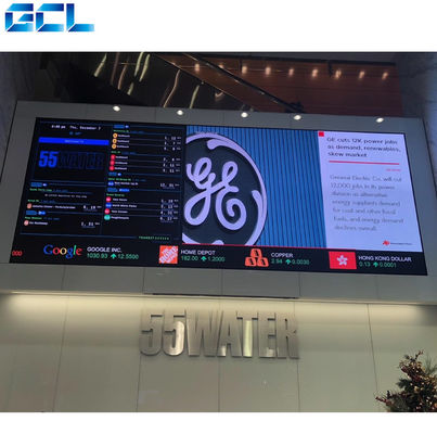 600*337.5mm HD Wewnętrzny wyświetlacz LED z odlewem aluminiowym