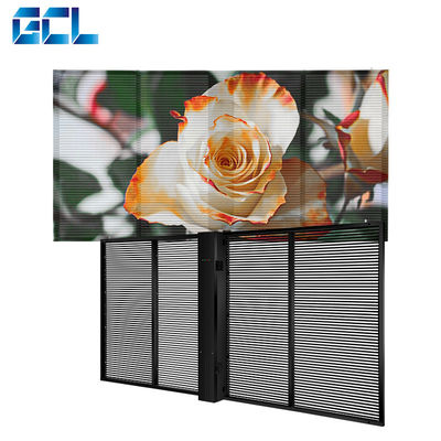 GCL 1000 mm Dostosowany elastyczny przezroczysty ekran LED do łatwej instalacji w pomieszczeniach