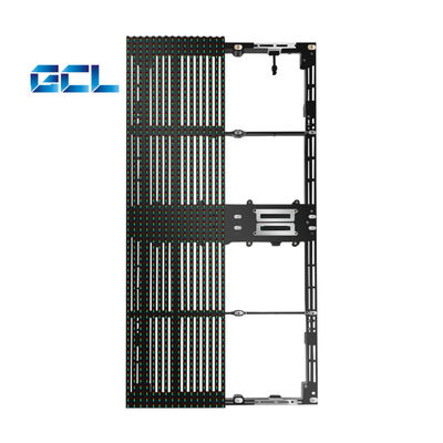 Wielkość panelu 500*1000 mm Eksternie Przejrzysty Ekran LED Zasłona LED Video Mesh