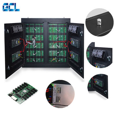 Żelazna szafa pełnokolorowa zewnętrzna stała LED Display SMD P6 Ekran gołym okiem 3D