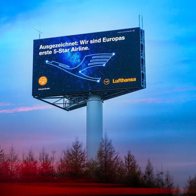 Ekran reklamowy LED zewnętrzny, wysokiej rozdzielczości