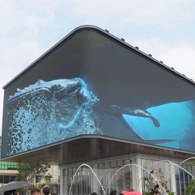 Komercyjny wyświetlacz LED reklamowy zewnętrzny z wysoką rozdzielczością i szerokim kątem widzenia
