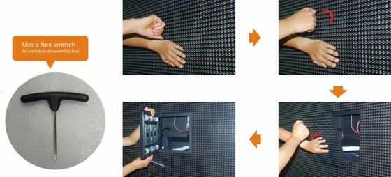 Reklama Publikacja Podwójny LED Media Fasada wodoodporna zewnętrzna LED Video Wall