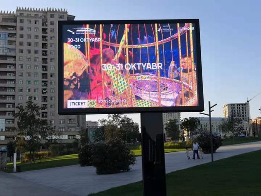 Wysokiej rozdzielczości zewnętrzny wyświetlacz LED stały Łatwe instalacje zewnętrzny panel LED ODM