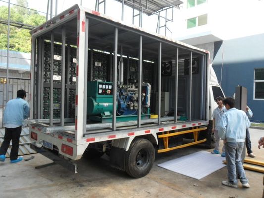 GCL Customized Outdoor Mobile Advertising Truck Van Trailer P6 6500nits Jasność