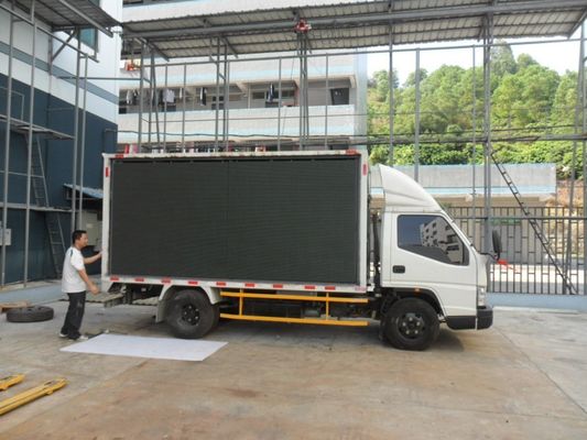 GCL Customized Outdoor Mobile Advertising Truck Van Trailer P6 6500nits Jasność