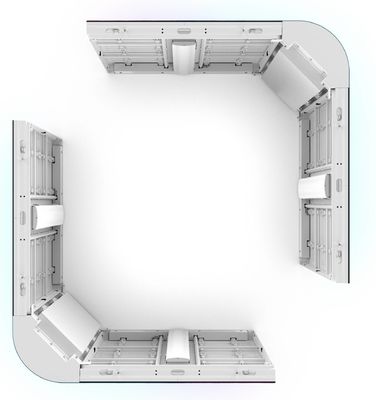 SMD P8 P10mm Zewnętrzny wyświetlacz LED z przednim i tylnym zasilaczem