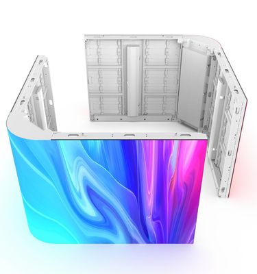 GCL P4mm P5.57mm P6.67 Wykrzywiony zewnętrzny wodoodporny wyświetlacz wideo LED Panel billboardowy Wielkość 960*960 mm