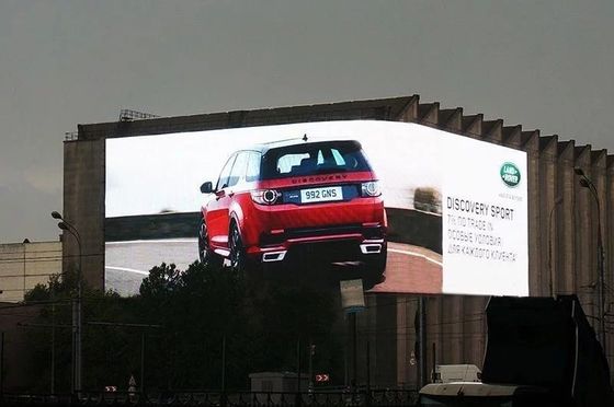 GCL P4mm P5.57mm P6.67 Wykrzywiony zewnętrzny wodoodporny wyświetlacz wideo LED Panel billboardowy Wielkość 960*960 mm