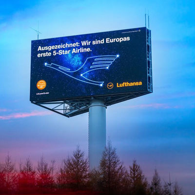 Wysokiej wydajności P10 Digital Outdoor Advertising Board do użytku komercyjnego