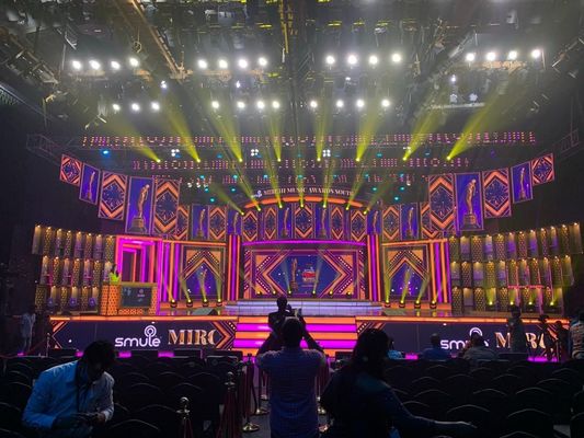 Wodaodporny ekran LED Video Wall Party Rental Event LED Screen Display