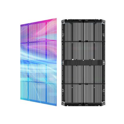 IP65 Srebro P15.6 Przejrzysty panel LED z wysoką częstotliwością odświeżania