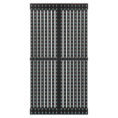 IP65 Srebro P15.6 Przejrzysty panel LED z wysoką częstotliwością odświeżania