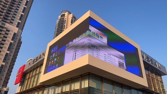 Full Color P25-31.25mm Grille Transparent LED Display Screen for Outdoor Advertising IP65 500*1000mm Wysoka jasność