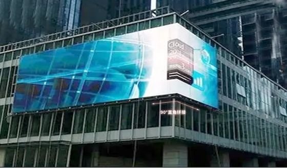 Ekran reklamowy zewnętrzny P10mm LED 10000 godzin żywotności Wysoka jasność