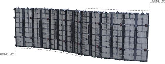 P3.91 P10.4mm Ekran LED zewnętrznej siatki do wynajmu / koncertu