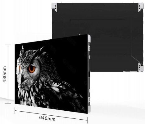 100 godzin żywotności Ekran LED w pomieszczeniach Ultra Slim Full Front Service 4 3 stosunek 640*480mm