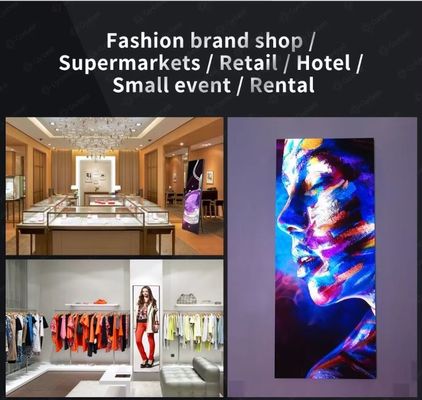 45mm Super Slim LED Poster 640*1920mm P1.25 P1.538 P1.82 P2 P2.5