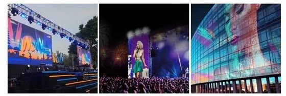 Gflow Series P3.9-7.8 P10.4mm LED Display Screen For Shopping Center Stage Kościół Wydarzenie atrakcji turystycznej