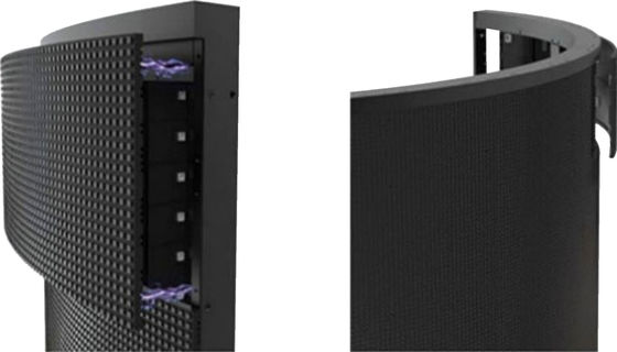 Personalizowany pełnokolorowy cylindryczny wyświetlacz LED P1.8mm do panelów wewnętrznych Wielkość 240 * 120mm
