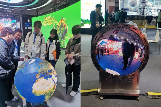 P2.0mm LED Sferyczny ekran serii 360 stopni pełny widok Wyświetlacz rozmiary mogą być dostosowane