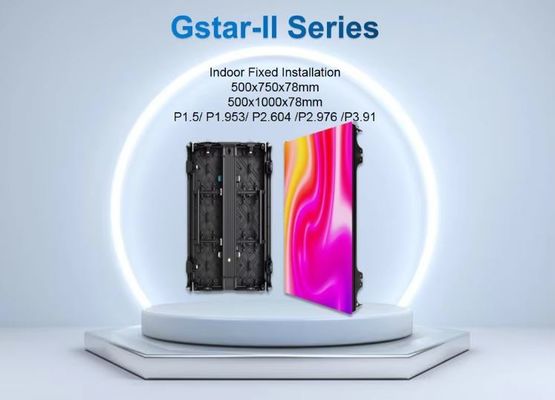 Ultra Slim Wewnętrzny Stały LED Video Wall z przednią obsługą 500*750mm 500*1000mm Panel LED
