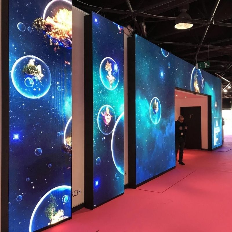 Ściana wideo LED w pomieszczeniach 500*1000mm P1.95mm P2.5mm Wysoka rozdzielczość do stałej instalacji