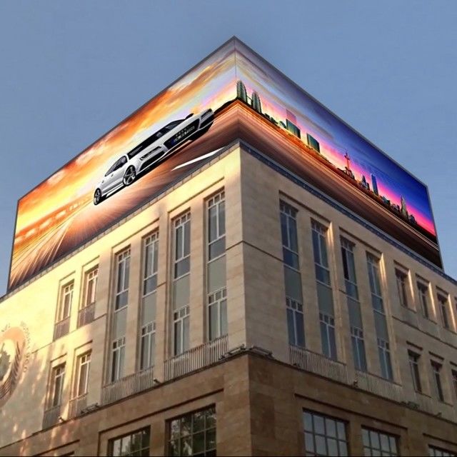 Gpowierzchnia P5.95 P10 Front Service Zewnętrzny wyświetlacz LED 140/140
