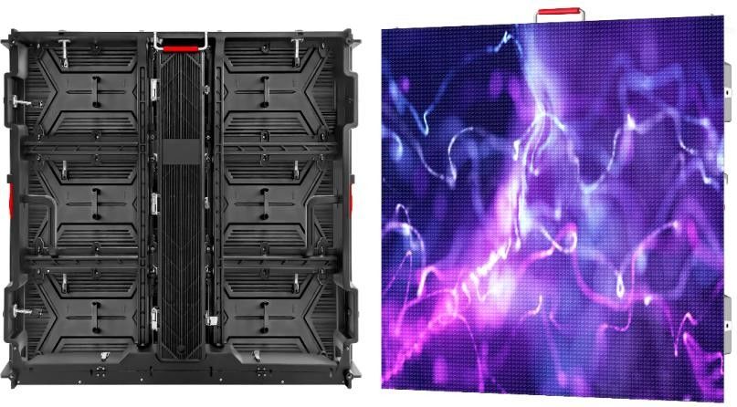 Wysokiej rozdzielczości Wysokiej Jasności Ekran LED RGB do panelu zewnętrznego Wielkość 960*960 mm