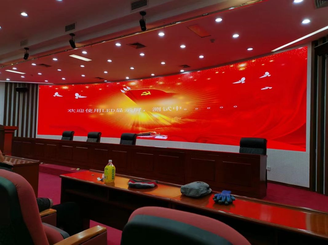 Wnętrze 600*337,5mm PH0.9\1.25mm HD Duży ekran reklamowy LED do instalacji stałej wnętrza