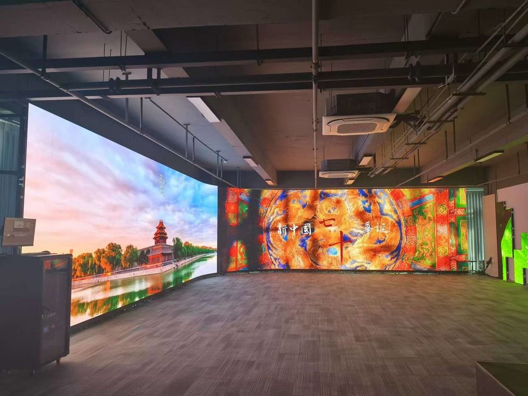 Ultra Slim Wewnętrzny Stały LED Video Wall z przednią obsługą 500*750mm 500*1000mm Panel LED