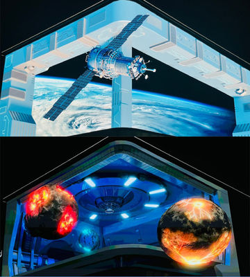 Wysokiej jasności Media Facade LED Screen wodoodporny Led Video Wall z chipem Nationstar