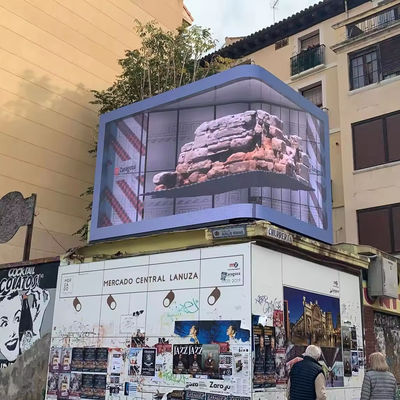 GA P10 DIP Zewnętrzny wyświetlacz LED 1000nits Jasność 960*960mm