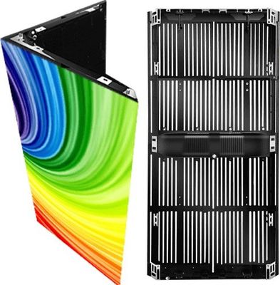 Dobra cena. Panel o wymiarach 500*1000mm, pełnokolorowy, IP65, zewnętrzny, przezroczysty ekran LED do kreatywnych instalacji w Internecie