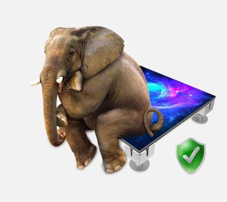 Dobra cena. P1.953mm Ekran podłogowy LED 4T Pojemność ładunkowa dla wystaw samochodowych w Internecie