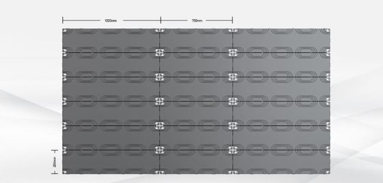 Wewnętrzny wyświetlacz LED 2K 4K HD z bezproblemowym 90° skrzynką aluminiową do splicingu pod kątem prostym i 100% obsługą przednią