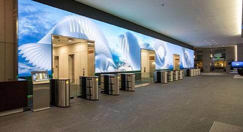 Wewnętrzna ściana wideo LED serii GCL Ghalo P1.5 P1.9 P2.6 1000x250mm