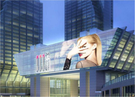 Dobra cena. Transmittance Up To 83% For Full Screen Invisible LED Film Display Screen On Glass Walls w Internecie