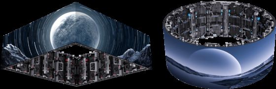 Dobra cena. Perimetrowy ekran LED na stadion z obudową z odlewanego aluminium i rozmiarem 500*500mm/500*1000mm do sceny, kościoła, studia nadawczego w Internecie