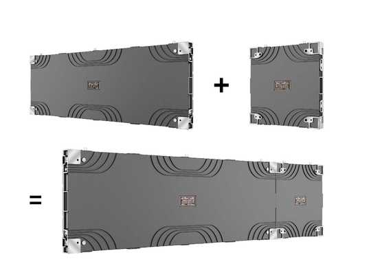 Dobra cena. Ściana wideo LED serii Ghalo z wysoką częstotliwością odświeżania 7680Hz i bezproblemowym splicingiem pod kątem prawym 90° w aluminiowej szafce do odlewania w Internecie